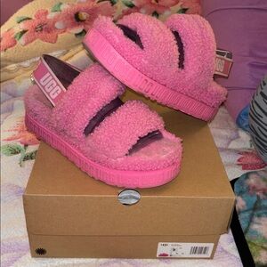 UGG Oh Fluffita Pink Sandals